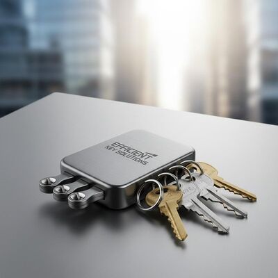 Organizador de chaveiro de aço durável OEM ODM perfeito para organizar chaves com eficiência e aprimorar soluções de gerenciamento de chaves