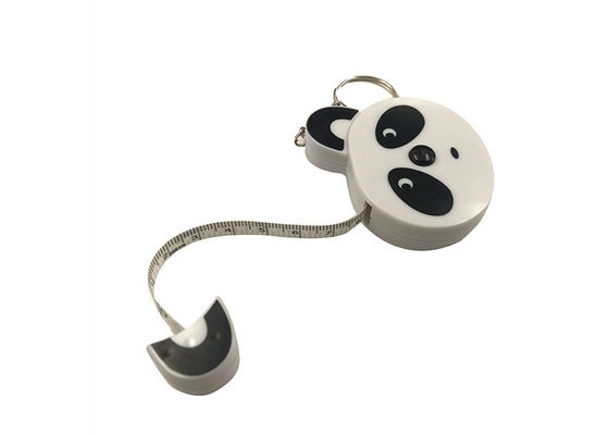 Impressão bonito de Digitas da espessura do alfaiate 13mm de Panda Retractable Tape Measure Plastic