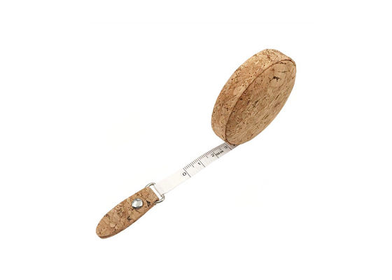Eco Cork Retractable Tape Measure Cloth amigável que costura a fita de medição