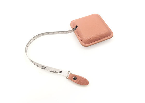 A fita métrica retrátil de couro do corpo do plutônio personalizou o metal grosso de 20mm