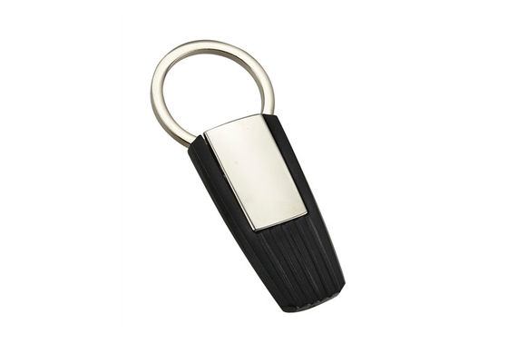 Metal distante chave plástico Logo Keychain Silver Electroplating do trapézio do suporte da tração do ABS