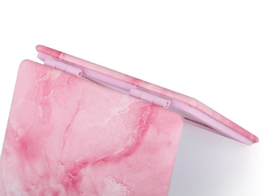 Prata decorativa gravada de mármore do espelho compacto da bolsa que carimba Pantone
