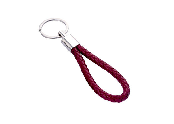 Chave de couro imprimindo UV Ring Holder das portas-chaves de couro ligas de zinco do plutônio