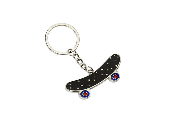 Presente bonito da lembrança da porta-chaves liga de zinco mini 3.5mm Pantone do skate do ferro