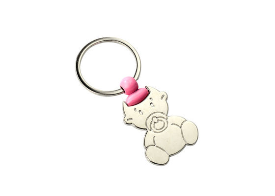 Do trole bonito da compra da corrente chave do metal do teste padrão 2mm do bebê Keyring simbólico