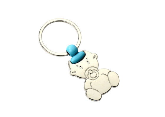 Do trole bonito da compra da corrente chave do metal do teste padrão 2mm do bebê Keyring simbólico