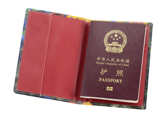 Imprimindo a tampa do retângulo da carteira do suporte do passaporte do plutônio do curso do teste padrão