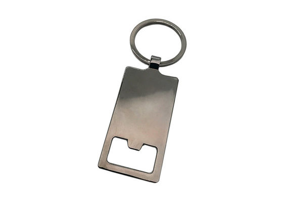 Cor preta Multifunction de bambu do abridor de garrafa do metal com Keyring liga de zinco