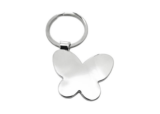 Material de bambu liga de zinco amigável pequeno bonito de Keychains Eco da borboleta
