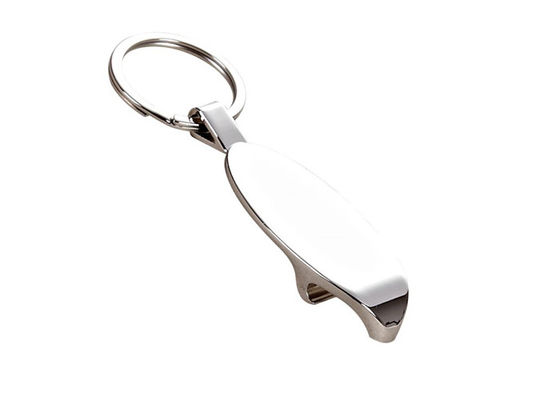 Forma durável versátil da gota da corrente chave do abridor da cerveja do estilo do metal com Keyring