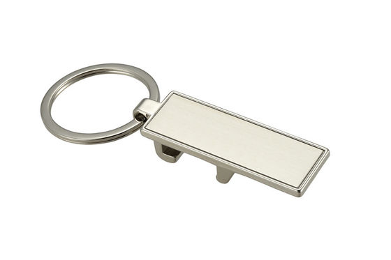 Laser que grava a corrente chave Multifunction do retângulo do abridor de garrafa do metal