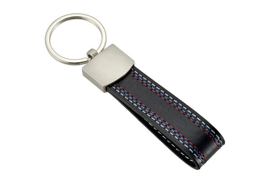 Teça as portas-chaves de couro do plutônio da textura personalizou Logo Multifunction Key Holder