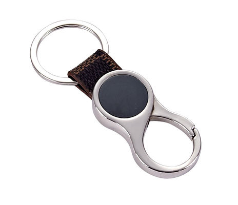 Bom preço Chaves de chave exclusivas com toque de couro clássico e nome gravado sob medida on-line
