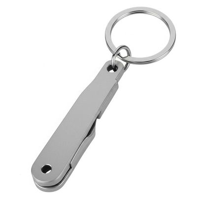qualidade Zinc Alloy Metal Keychain Holder Durable and Customizable for OEM/ODM fábrica