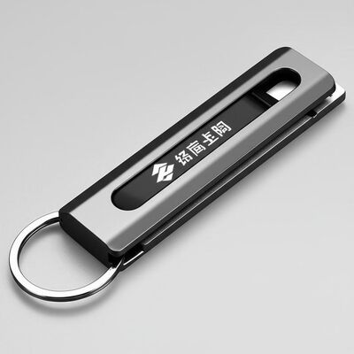 Bom preço Logotipo personalizado porta-chaves de metal organizador de chaves elegante e pesado projetado para eventos corporativos e presentes de negócios on-line