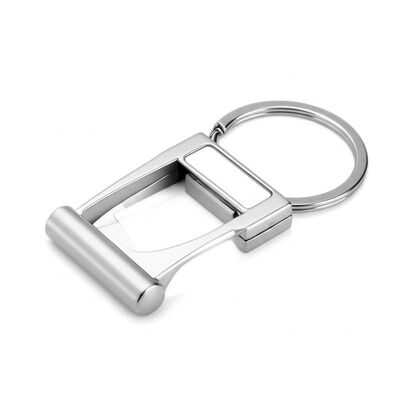 Bom preço Porta-chaves de metal durável com logotipo personalizado OEM ODM adequado para campanhas de marketing e apreço ao cliente on-line