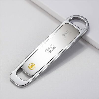 Bom preço Porta-chaves de metal de liga de zinco com logotipo personalizado, um acessório elegante e funcional projetado para exibir o logotipo da sua empresa on-line