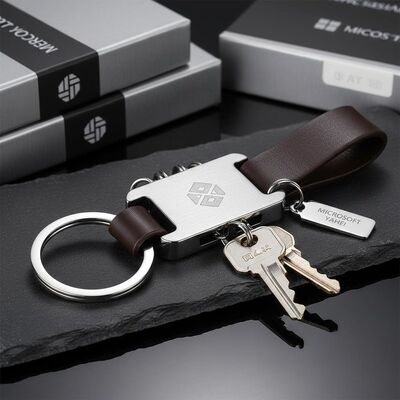 Bom preço Logotipo personalizado Chaveira de chave de liga de zinco metal durável Organizador de chaves perfeito para presentes de marca corporativa e todos os dias on-line