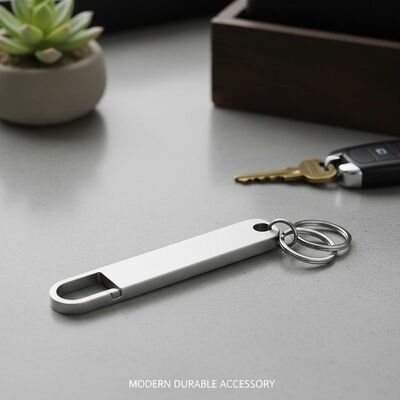 qualidade Minimalista porta-chaves de metal de prata moderno acessório durável perfeito para manter as chaves seguras e organizadas fábrica