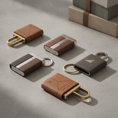 Bom preço 20 gramas Chaves duráveis de couro com design elegante e durabilidade adequada para presentes corporativos on-line