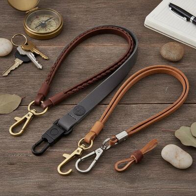 Bom preço Chaves Organização e decoração Chaves de couro cordões 40 46 5mm Material de couro macio Design prático Perfeito para uso diário on-line