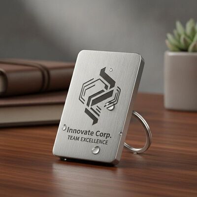 Qualidade Tamanho padrão Personalizado Chave gravada Fob Resistente à água Finalização ideal para mercadorias empresariais personalizadas e recompensas do pessoal fábrica