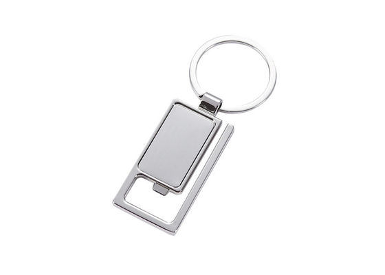 Bom preço Lembrança personalizada retângulo Keychains on-line