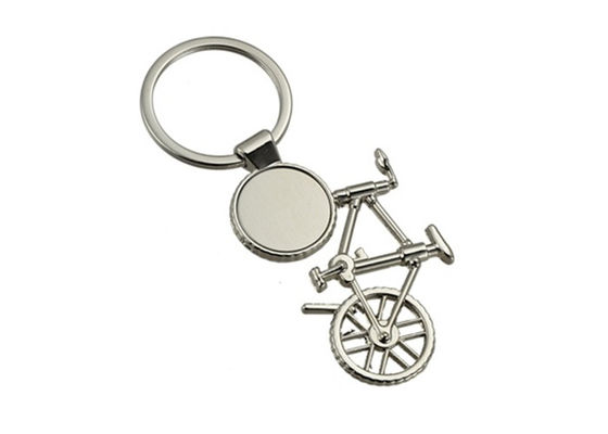 Bom preço O laser do metal da bicicleta gravou o presente de Logo Bike Key Chain Souvenir dos Keyrings on-line