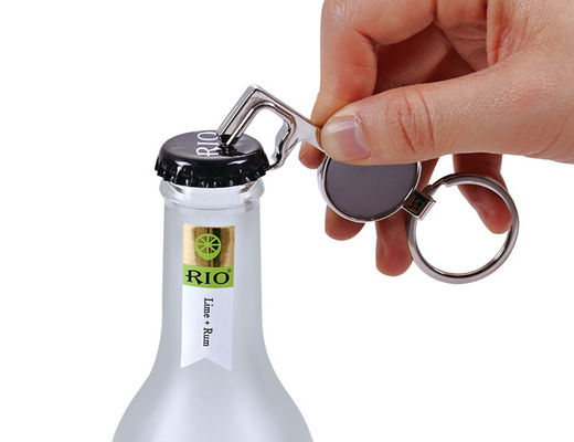 Bom preço Forma chave vintage de prata personalizado da corrente chave de abridor de garrafa do metal on-line