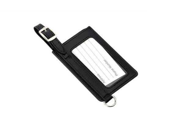 Bom preço O plutônio do metal personalizou a etiqueta de bagagem fresca do metal do retângulo de couro das etiquetas da bagagem on-line