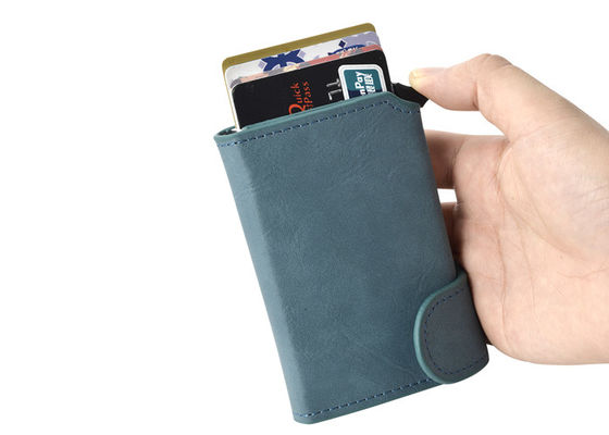 Bom preço O plutônio de Wallet Insert do organizador do cartão de crédito do RFID cobre o alumínio imprimindo UV on-line