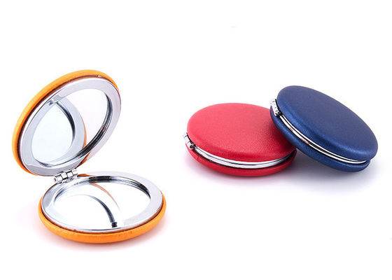 Bom preço Espelho compacto cosmético da composição do bolso do bolinho de amêndoa do espelho do ABS dobrável do plutônio on-line